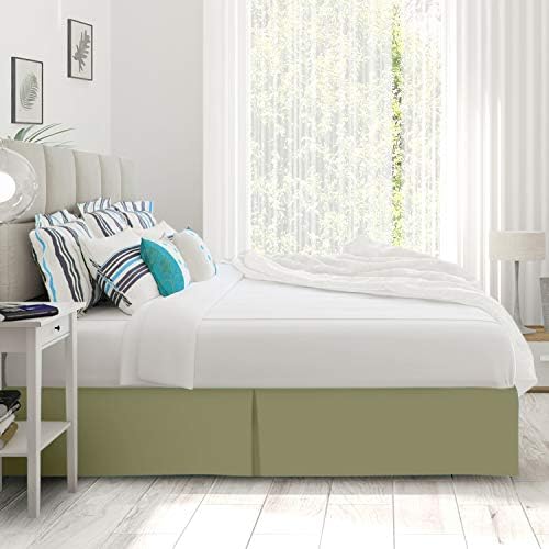 Elegant 14-inch Drop Bed Skirt for Twin Beds
