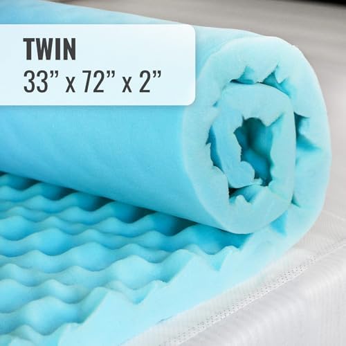 Durable Comfort Mattress Topper with Breeze for Twin Sleepers