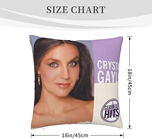 AMIOUDR Throw Pillow Covers 18x18 Inches Square Pillowcase with Hidden Zipper