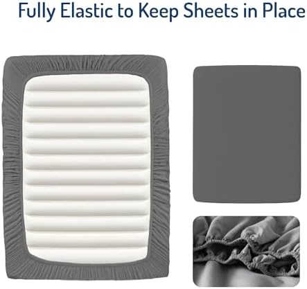 Adjustable Bed Mattress Cover for Air Mattress 4-Piece Bedding Set
