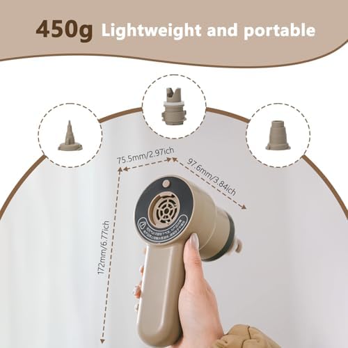 Quick Inflate Deflate Electric Air Pump for Inflatables