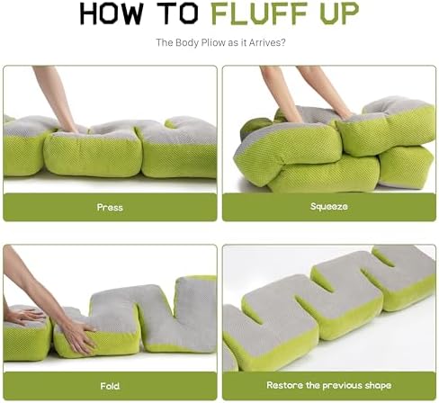 Homecozy Retractable Spring Pillow for Reading Bed Support