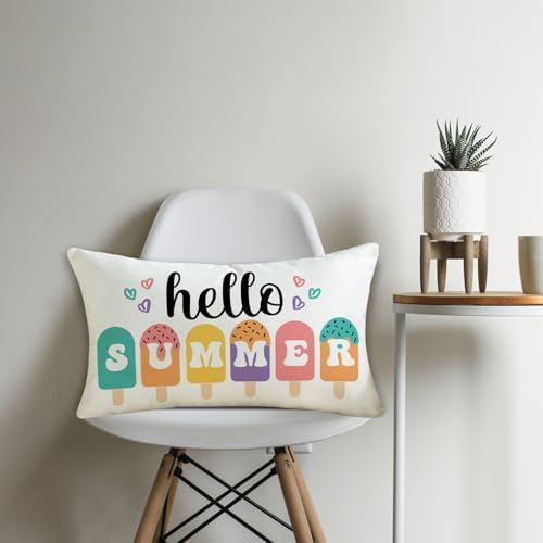 TAJWE Hello Summer Pillow Cover