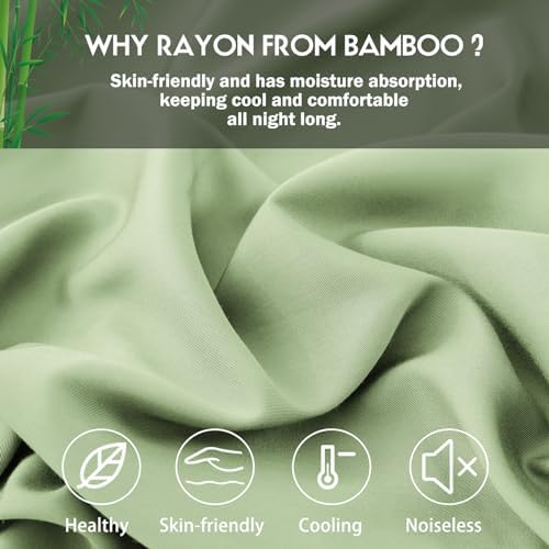 Cooling Bamboo Pillowcase with Zipper for Hot Sleepers