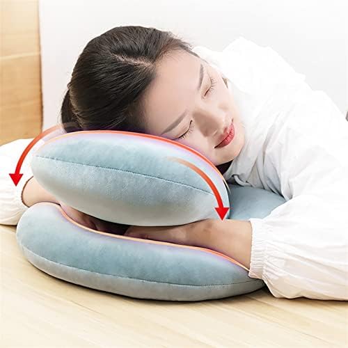 Memory Foam Cutout Pillow for Office Comfort Posture Support