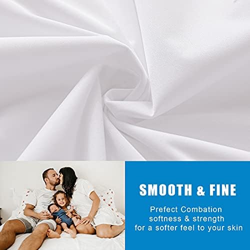 2 Pack Twin Mattress Protector 100 Waterproof Breathable Noiseless Fitted Cover