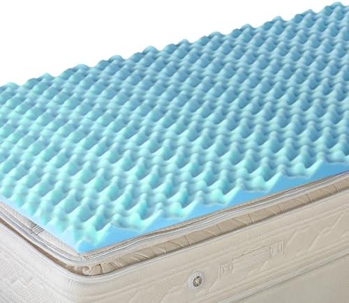 Durable Comfort Mattress Topper with Breeze for Twin Sleepers