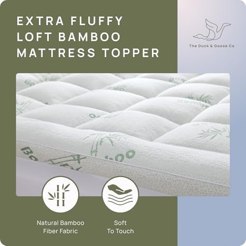 Cool Mattress Topper Bamboo Solution for Back Pain Relief