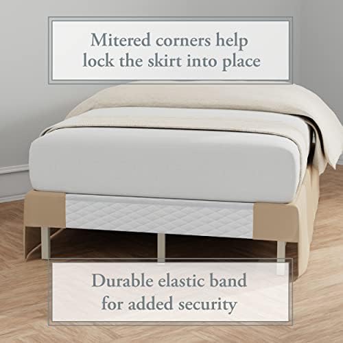 Never Lift Queen Bed Skirt