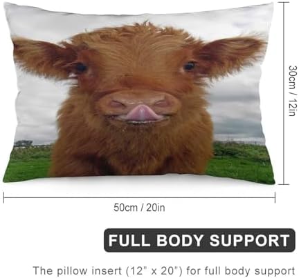 Cute Eco-Friendly Cow Farm Pillow Case