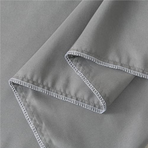 WhatsBedding Body Pillow Cover Soft Microfiber Pillowcase 20x54 Inch Grey