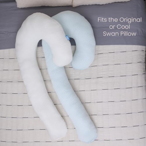 Contour Swan Pillowcase - Beautiful White Protector