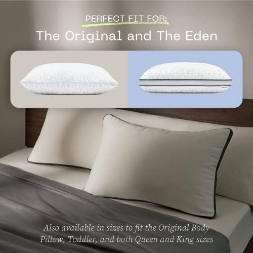 Coop - Cool Toddler Pillow Protector - Waterproof Breathable Machine Washable Grey