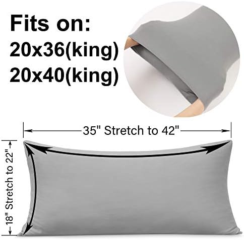 2-Pack Stretch King Pillowcases