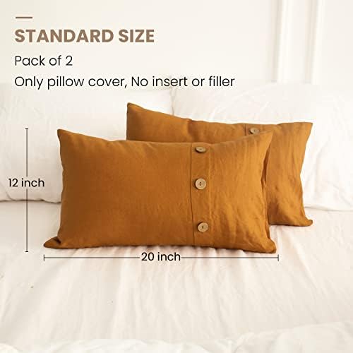 Vince Triple Coconut Pillow Cover Set 12x20 inch 2 ea