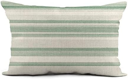 HODKHNO 12x20 Throw Pillow Cover - Herald Green Modern Home Decor