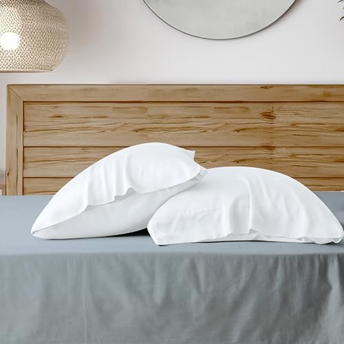 Zaizaihome California King Pillowcase Set of 2 Bamboo Viscose