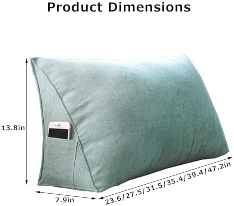 Luxury Sofa Pillow for Couch Bed or wedge Headboard