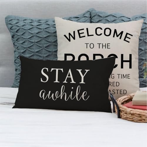 Cozy Farmhouse Porch Pillow Covers