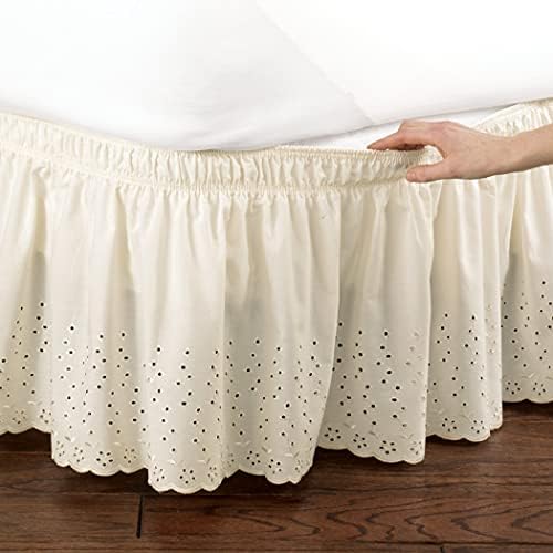 Elegant Floral Bed Skirt