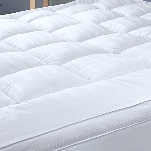 Extra Thick Pillow Top Mattress Topper Queen Cooling Cloud Comfort