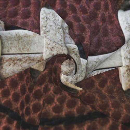 Football Print Lumbar Throw Pillow Covers Set of 2 Brown