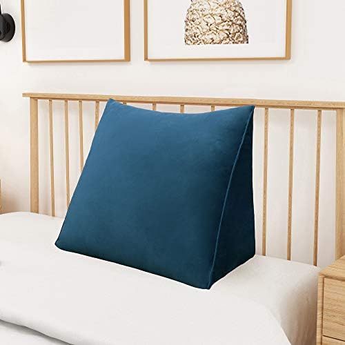 Ergonomic Triangular Pillow for Reading and Bed Rest
