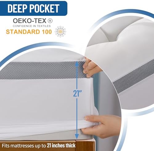 Cooling Memory Foam Toppers for King Mattress