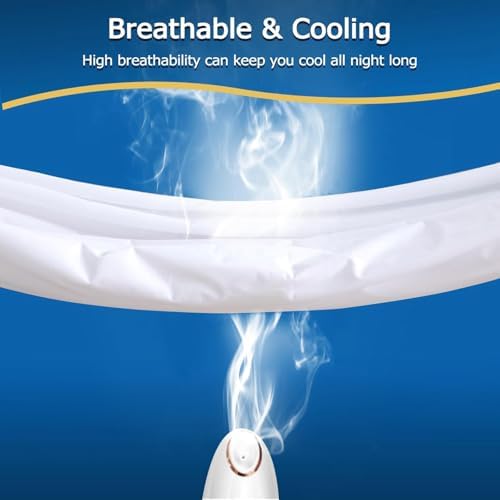 Waterproof Mattress Cover with Breathable Noiseless Design