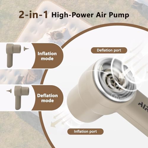 Quick Inflate Deflate Electric Air Pump for Inflatables
