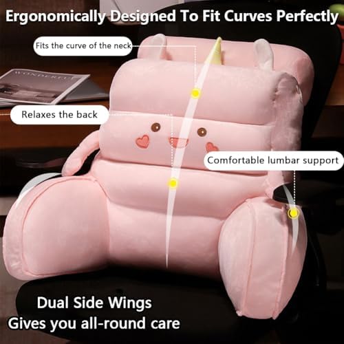 Versatile Relaxation Pillow for Bed and Sitting Up