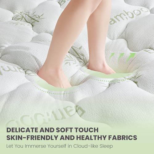 BDEUS King Mattress Topper Extra Thick 1000 GSM Down Alternative Mattress Pad