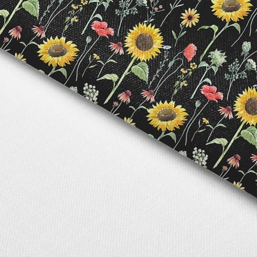 Golden Summer Sunflower Lumbar Pillow Cover