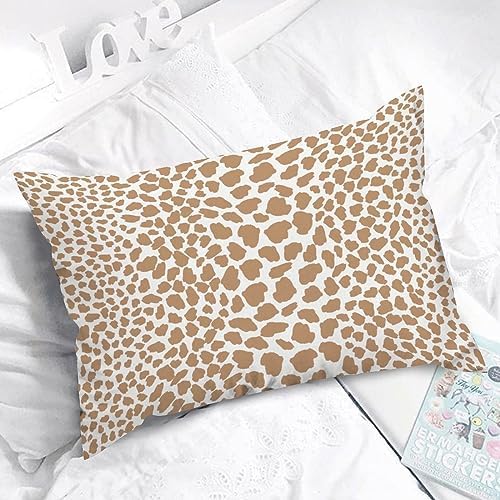 12x18 Animal Skin Leopard Print Pillow Cover with Zipper