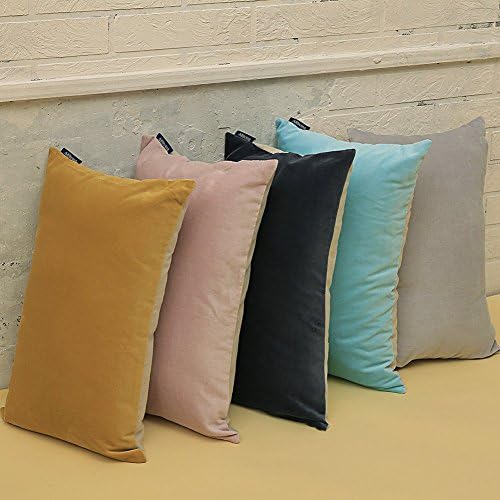 Classic Cotton Velvet Decorative Lumbar Pillow Covers