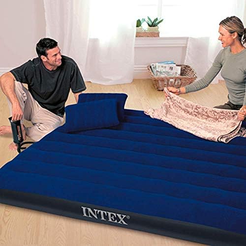 Intex Classic Downy Airbed Set Queen With 2 Pillows