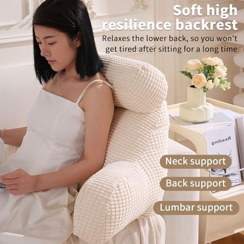 Luxurious Reading Pillow with Back Support for Relaxing