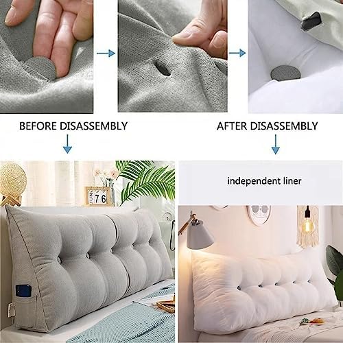 Luxurious Reading Pillow for Headboards