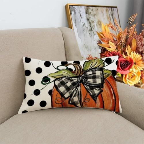 RABUSOFA 12x20 Inch Fall Pillow Covers