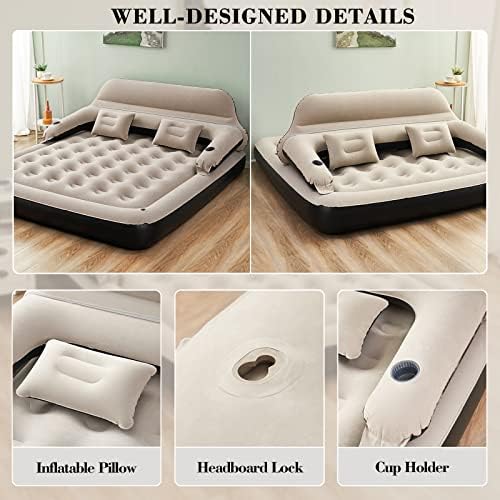 Queen Size Air Mattress Sofa Bed for Family Use