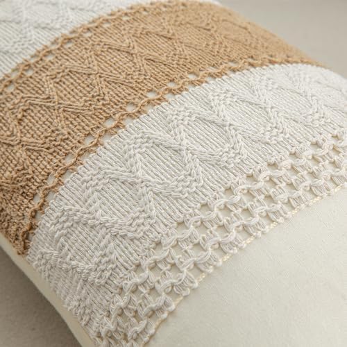 Elegant Lumbar Pillow Cover 12x20 Inch for Losing Bulges 1 Piece