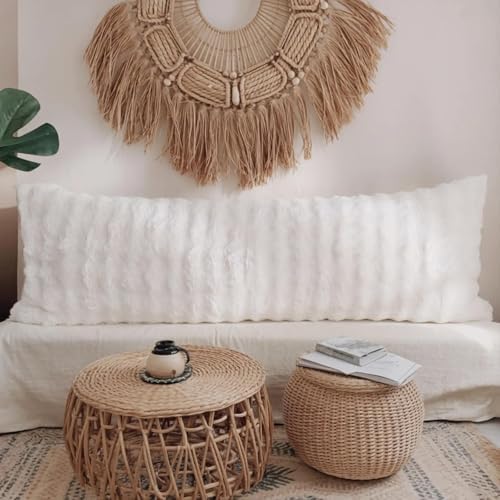Cozy Faux Fur Body Pillow Cover