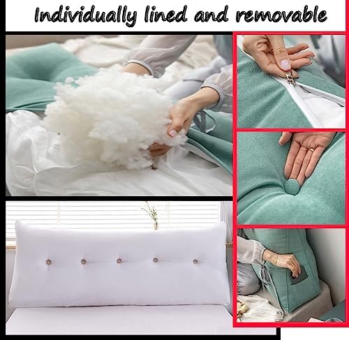 EORNOW Triangular Headboard Pillow for Reading Bed Rest