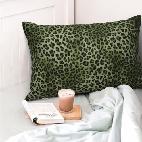 Bleached Sage Leopards 12x20 Set of 2 Durable Outdoor Pillow Covers