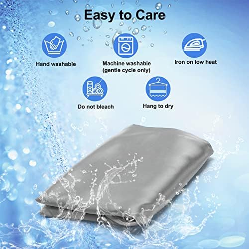 Satin Pillowcase for Zelimun cervical pillow Smooth Ergonomic Sleep Cover with Zipper