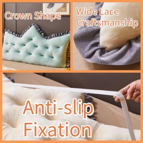 Light Luxury Crown Princess Headboard Pillow