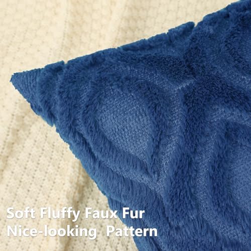 Faux Wool Pillow Covers for Sofa Bed Living Room