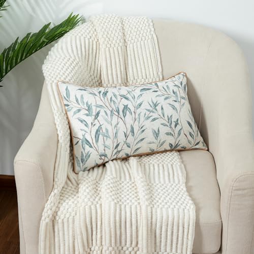VOGOL 12x20 Inch Lumbar Throw Pillow Cover
