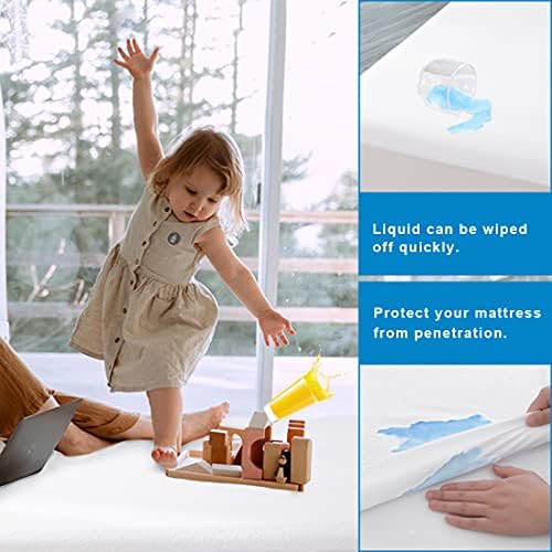 2 Pack Twin Mattress Protector 100 Waterproof Breathable Noiseless Fitted Cover