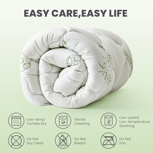 BDEUS King Mattress Topper Extra Thick 1000 GSM Down Alternative Mattress Pad